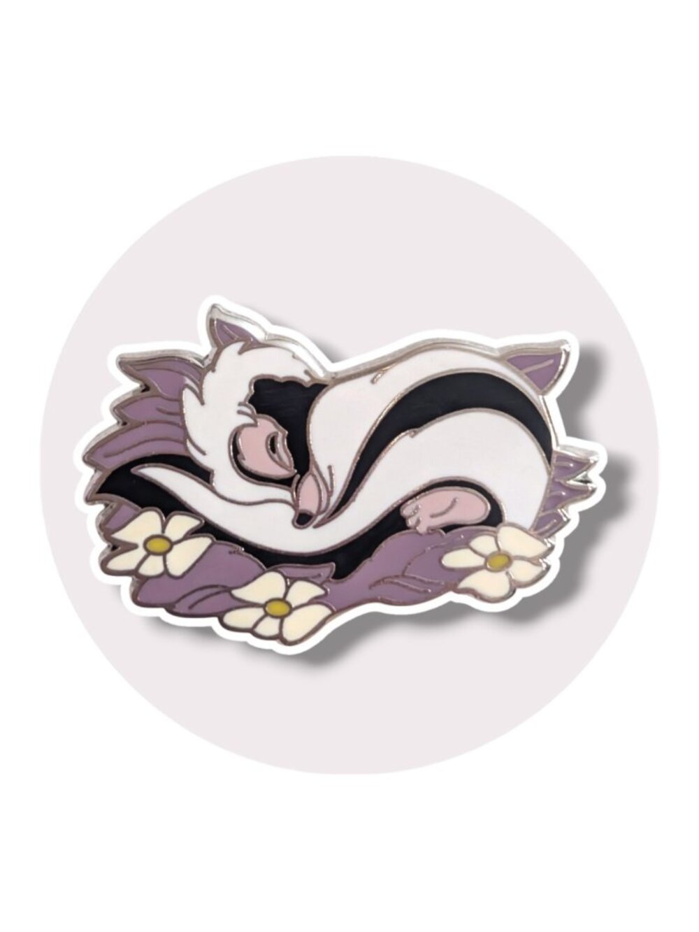 Bambi Disney Pin: Flower Skunk Sleeping